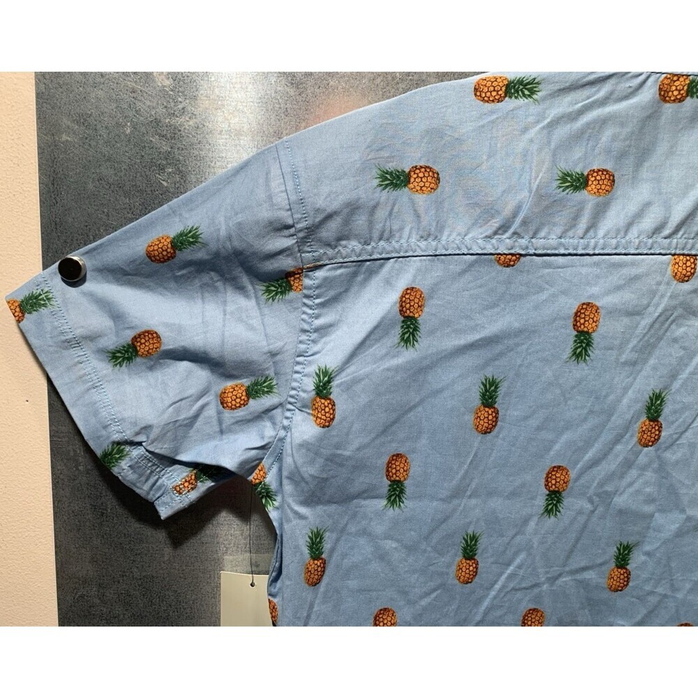 Drill Clothing Geometrix Peached Poplin Stretch S Pineapples NEW $52. Retail - Picture 16 of 16
